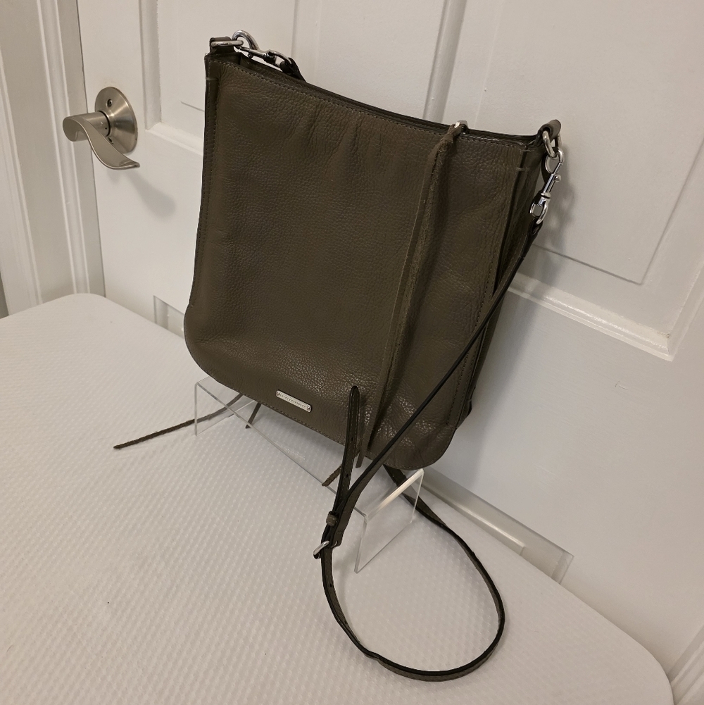 Rebecca Minkoff Leather Crossbody Bag, Silvertone Hardware